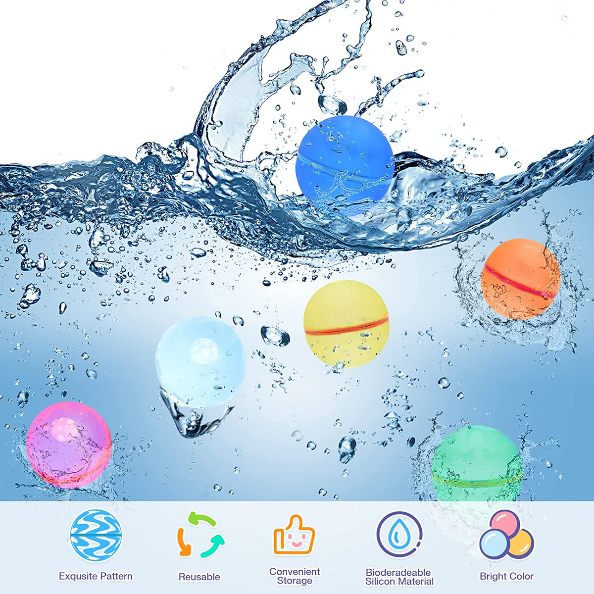 Trendz Reusable Water Balloons (12 pcs)